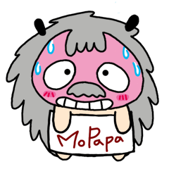 [LINEスタンプ] Mo Papa