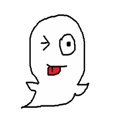 [LINEスタンプ] White Ghost
