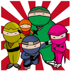 [LINEスタンプ] 落書き忍者！佐助くん2