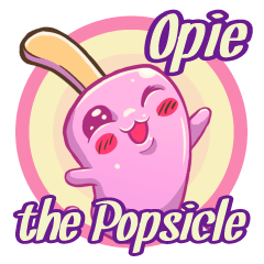 [LINEスタンプ] Opie the popsicleの画像（メイン）