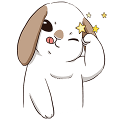 [LINEスタンプ] Rabbit with Mask 3