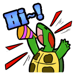 [LINEスタンプ] Hey~turtle turtle 2