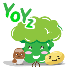 [LINEスタンプ] YoYz Vegetable