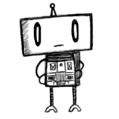 [LINEスタンプ] The silent robot