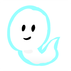 [LINEスタンプ] Cute white ghost