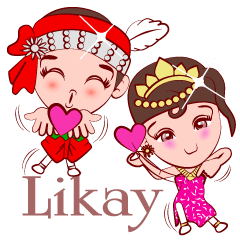 [LINEスタンプ] Likay Lover In Thai Poem
