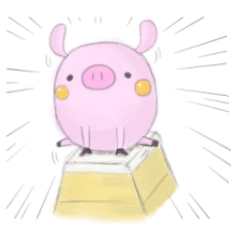 [LINEスタンプ] ぶたのピピ