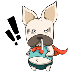 [LINEスタンプ] The boo dog