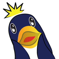 [LINEスタンプ] Cartoon The penguin v.001の画像（メイン）