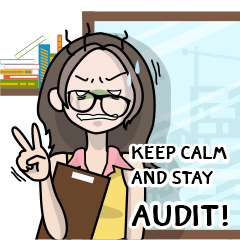 [LINEスタンプ] Auditor Life