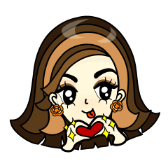 [LINEスタンプ] Janice, chic in the town