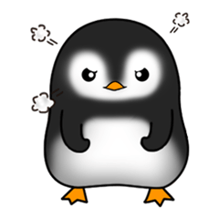 [LINEスタンプ] 使い易い分かり易い可愛いペンギンの40感情の画像（メイン）