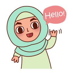 [LINEスタンプ] Jihab Muslim Stickers for daily use