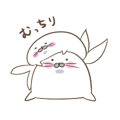 [LINEスタンプ] むっちりアザラシ