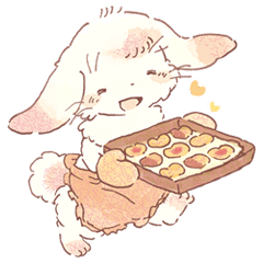 [LINEスタンプ] ゆらうさぎ