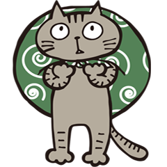 [LINEスタンプ] 放浪ねこごえもん