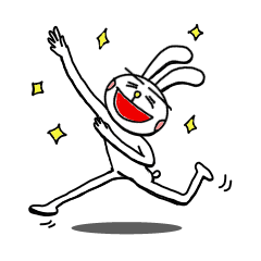 [LINEスタンプ] 使いやすい！敬語！うさぎ！2！