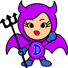 いたずら好きな かわいい小悪魔