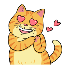 [LINEスタンプ] Tong Fat Cat and the Gang