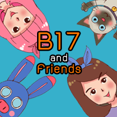 [LINEスタンプ] B17 and Friends