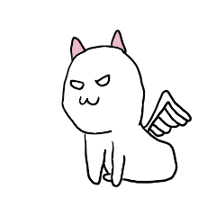 [LINEスタンプ] 夜護猫ニャにゃ