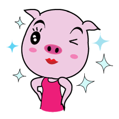 [LINEスタンプ] ling pig