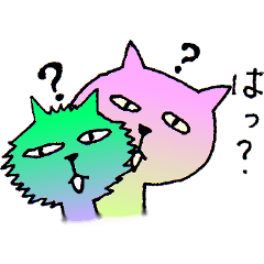 [LINEスタンプ] モカさん feat.  クーさん ver.2