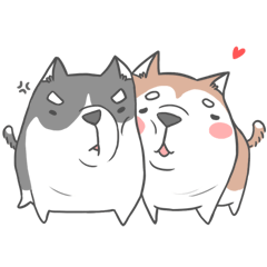 [LINEスタンプ] Husky friend