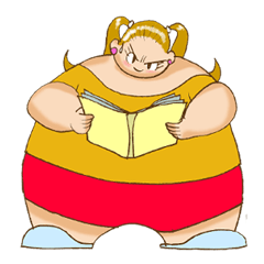 [LINEスタンプ] So What if I'm fat