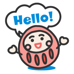 [LINEスタンプ] イングリッシュだるまちゃん 2