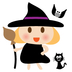 [LINEスタンプ] Luna a little witch