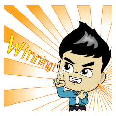 [LINEスタンプ] Winning