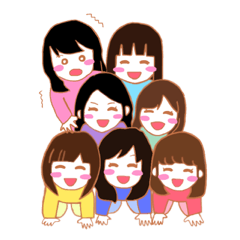 [LINEスタンプ] 愉快な女子大生