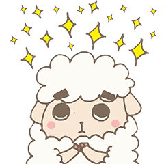 [LINEスタンプ] Agriculture eyebrows Sheep