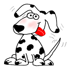 [LINEスタンプ] TAM Spotty dog