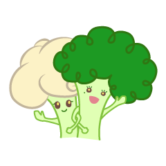 [LINEスタンプ] ハナヤサイ姉妹