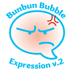 [LINEスタンプ] Bunbun Bubble Expression v.2