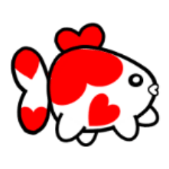 [LINEスタンプ] 幸せ金魚
