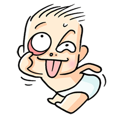 [LINEスタンプ] QBaby 2