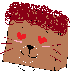 [LINEスタンプ] Brown paper bag