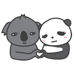 [LINEスタンプ] Koala ＆ Panda