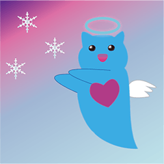 [LINEスタンプ] オーロラの天使リオーラちゃん