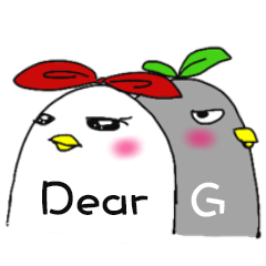 [LINEスタンプ] Dear G ( with love )