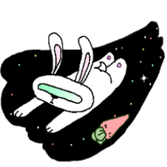 [LINEスタンプ] Rabbit universe