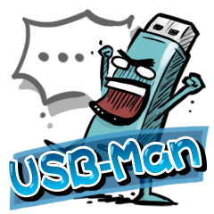 [LINEスタンプ] USB-Man