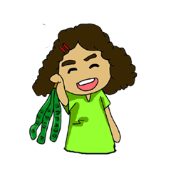 [LINEスタンプ] little girl N'hyoy