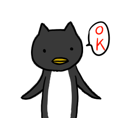 [LINEスタンプ] Penguin cat