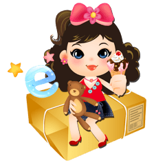 [LINEスタンプ] NOKwheed : Online shop assistant.