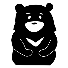 [LINEスタンプ] 囧囧クマ