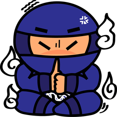 [LINEスタンプ] A fatty Ninja